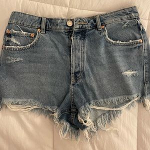 Zara denim shorts